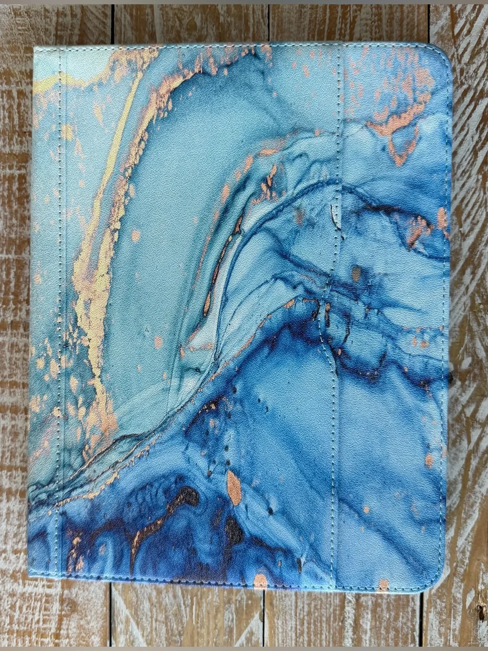 🌊 Blue Gold Marble Universal Tablet Case🌊~Fits 7-8.5” Tablets